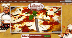 Desktop Screenshot of larosaspizzeria.com